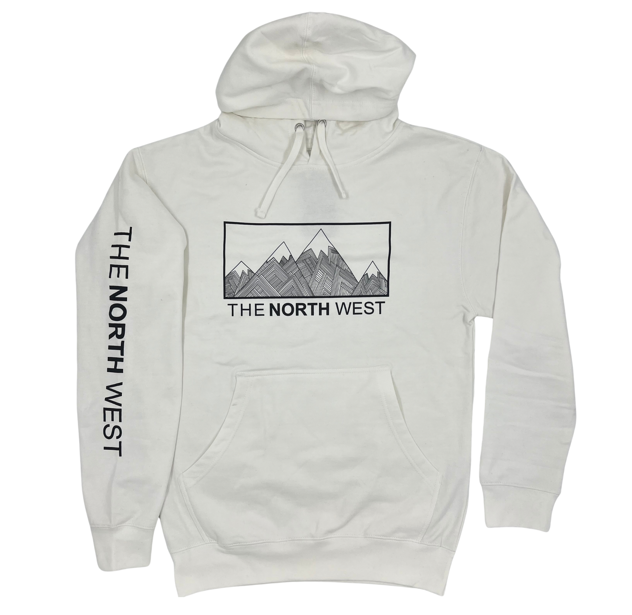 ☆THE NORTH FACE☆ White Label Go To Sweatshirt PINE The North Face Box Logo Hoodie for Men in Muted Pine