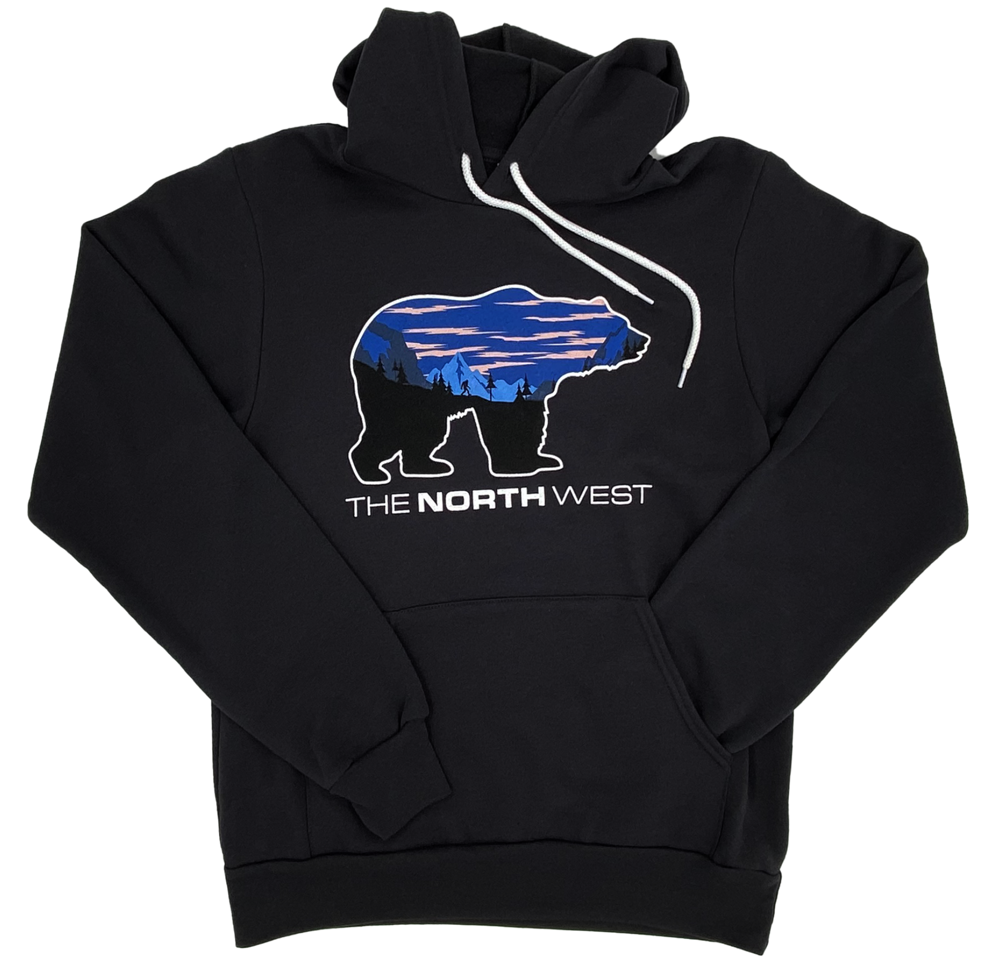 Hoodie with bear discount logo