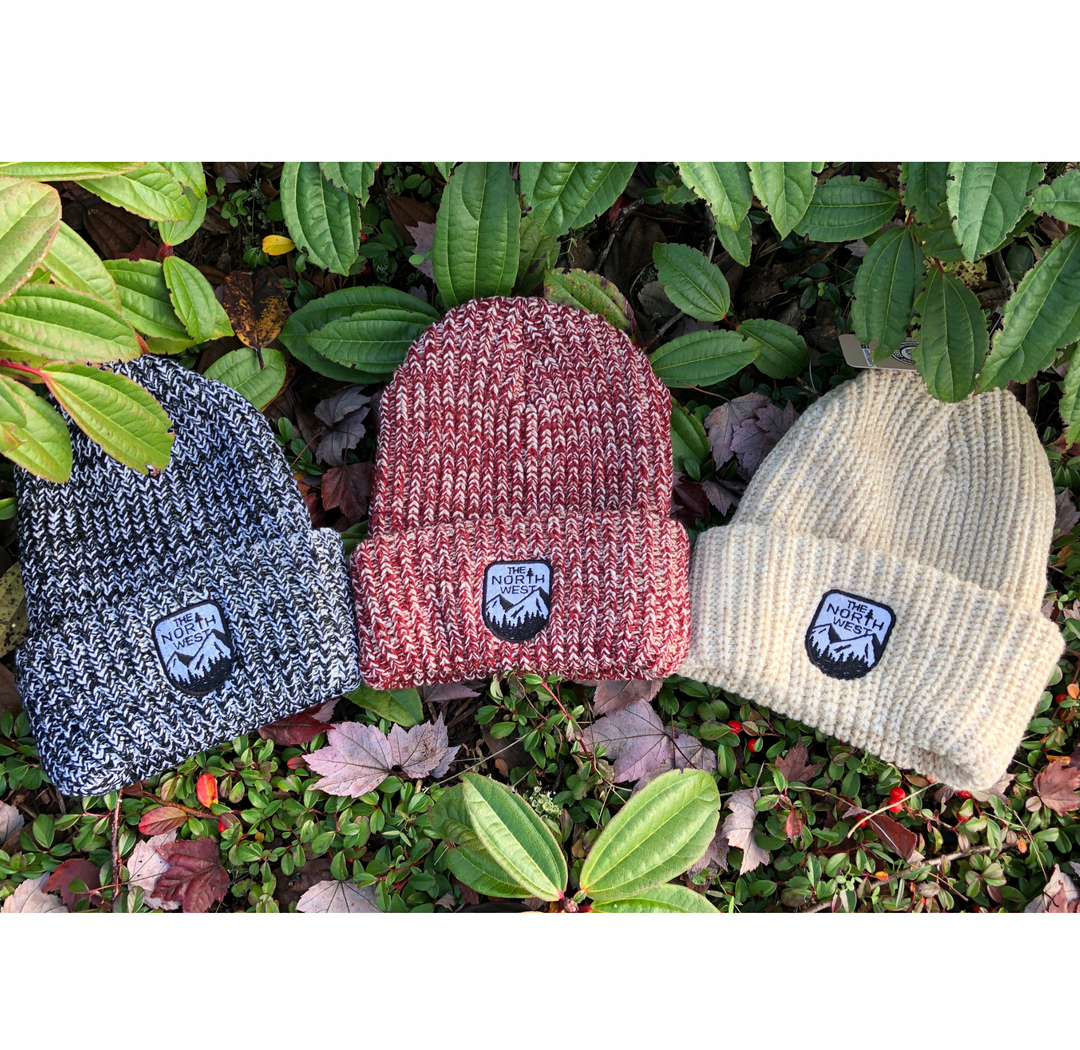 The NORTH West Crest Chunky Knit Beanie