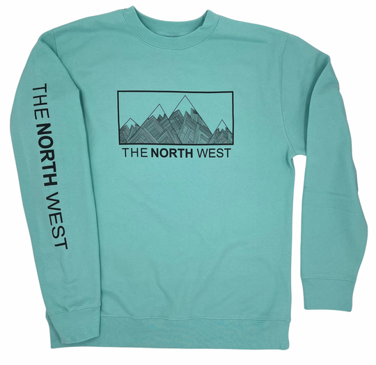 The NORTH West Mountain Line Crewneck