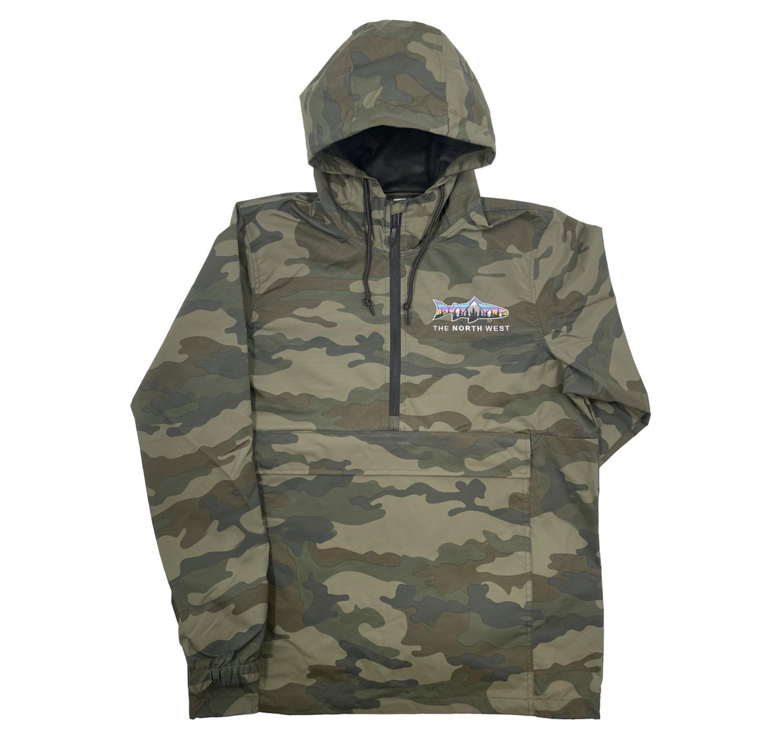 Water resistant top anorak jacket