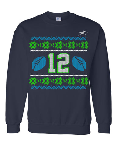 12TH MAN FAUX KNIT SWEATSHIRT
